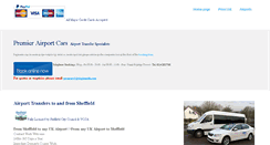 Desktop Screenshot of airport-transfers-sheffield.com